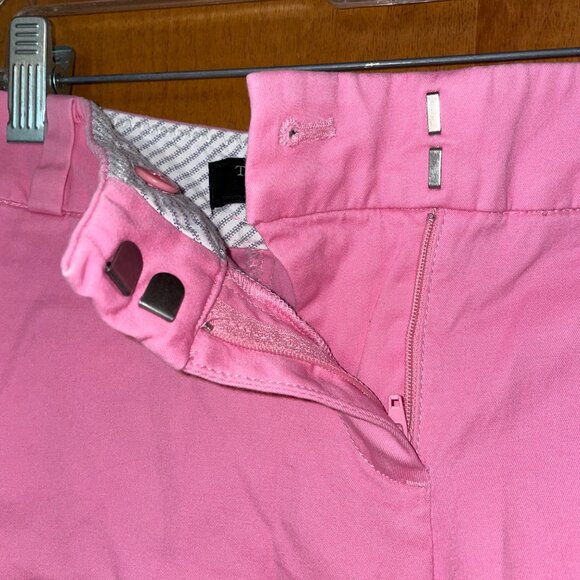 Talbots Womens Pink Chatham Pants 4P Cotton Blend - Picture 4 of 6